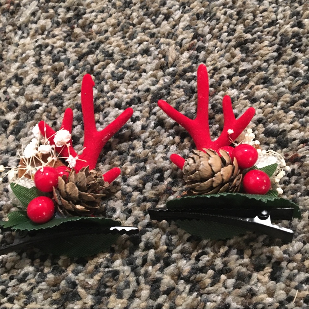 Deerantler barettes
